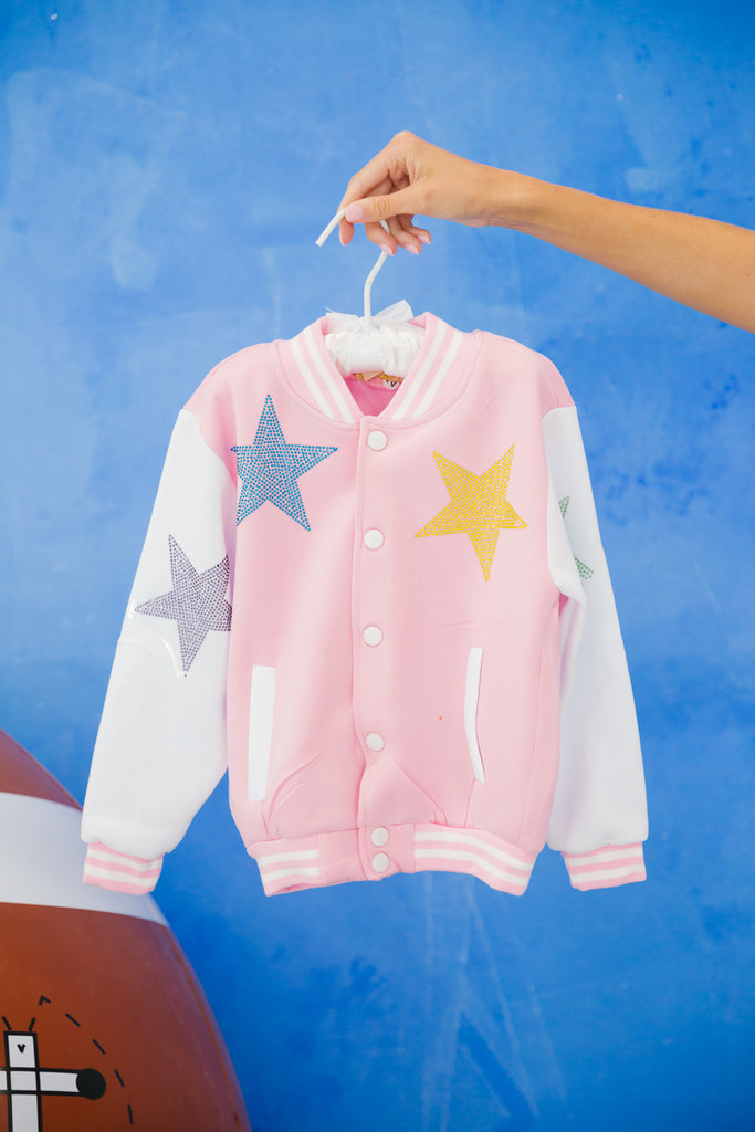 MINI KIDS SPORTS STAR VARSITY JACKET