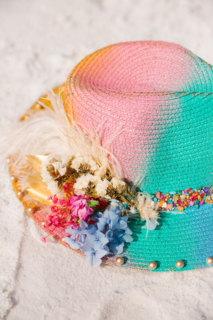 TROPICAL RAINBOW SUN HAT Sun hat Judith March   