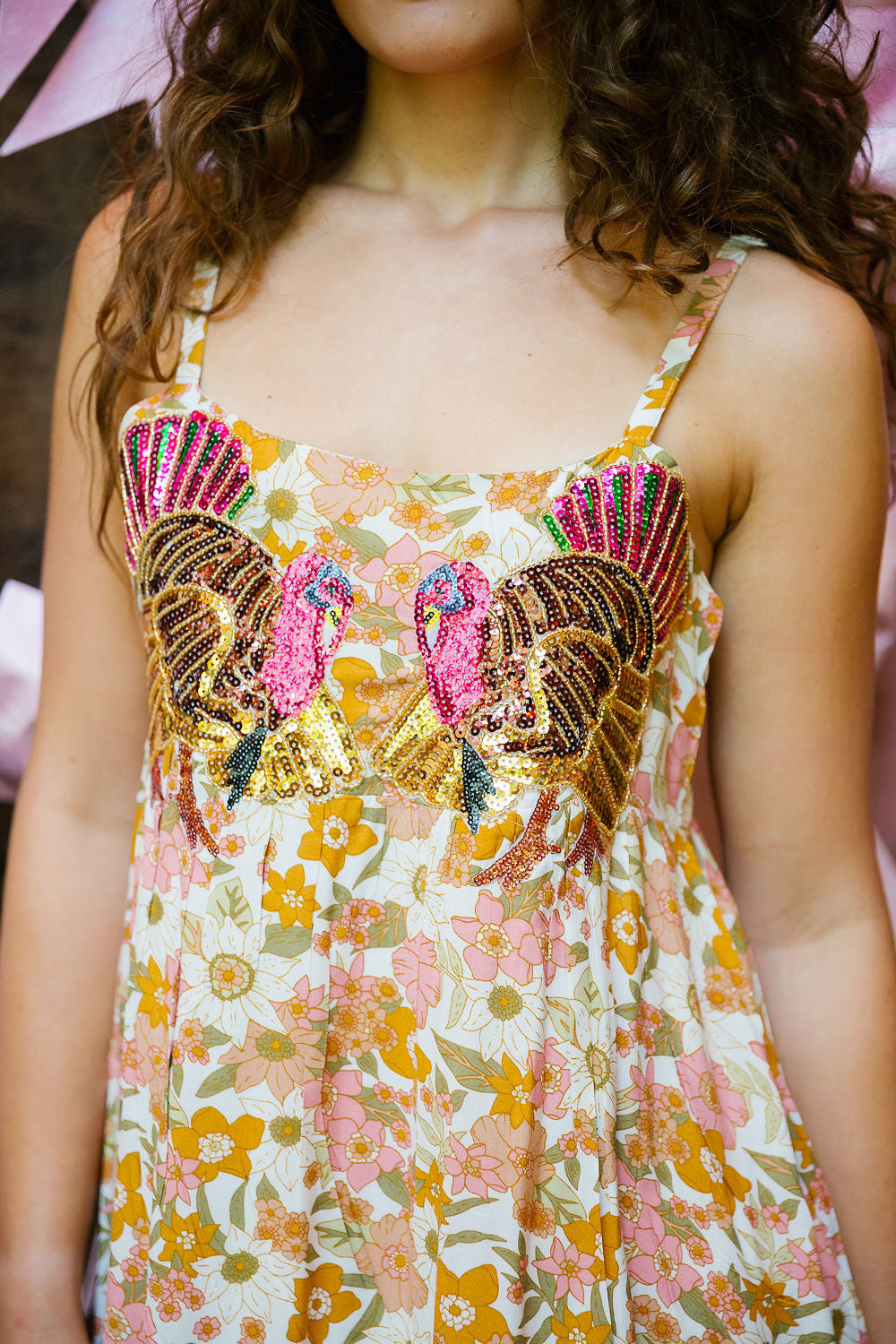 TURKEY SEASON FLORAL DRESS DRESS Judith March