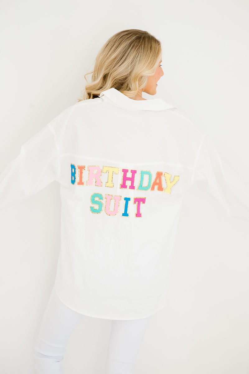 *BIRTHDAY SUIT GAUZE SHIRT - SMALL TOP Judith March