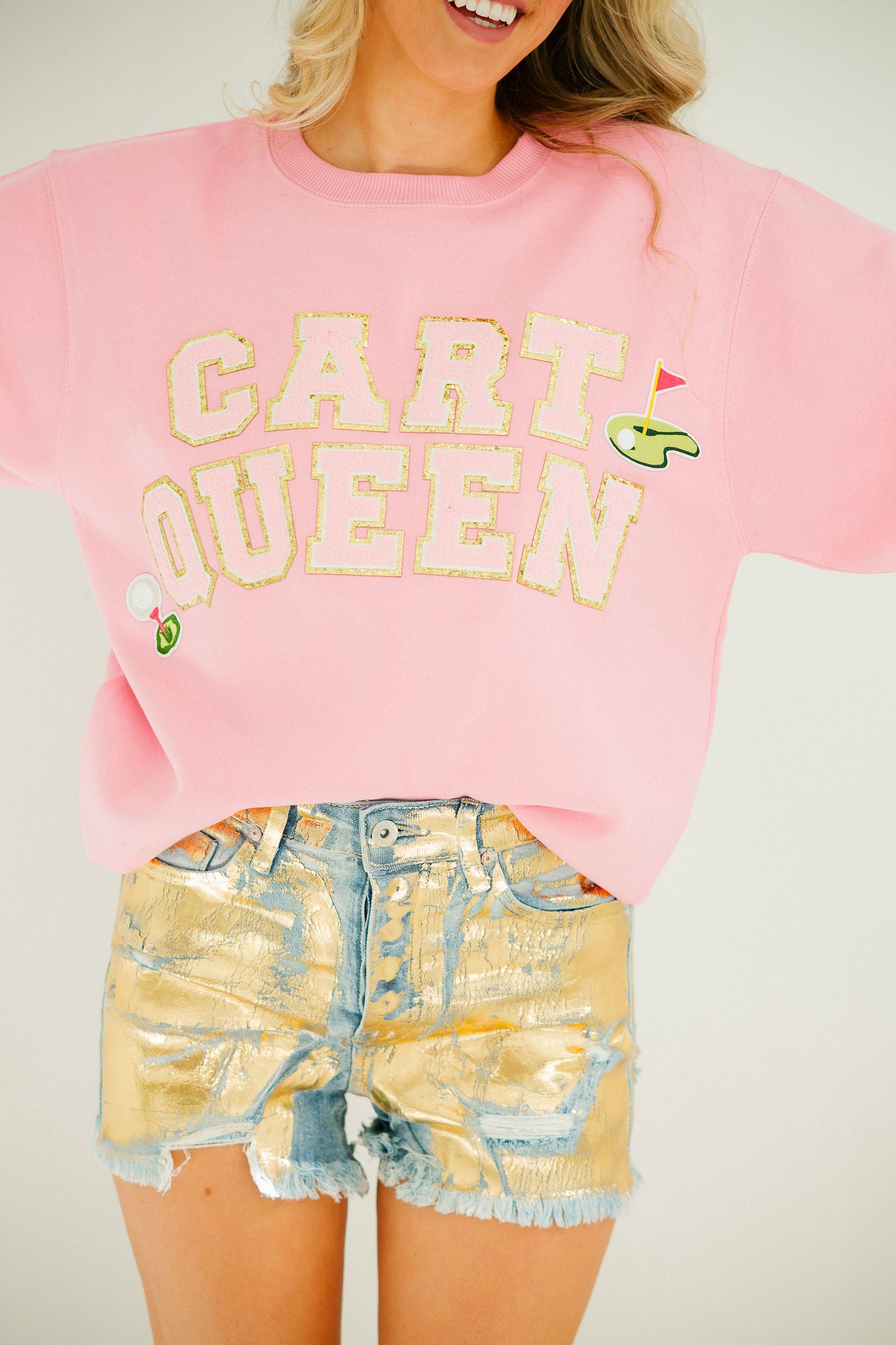CART QUEEN PINK PULLOVER PULLOVER Judith March