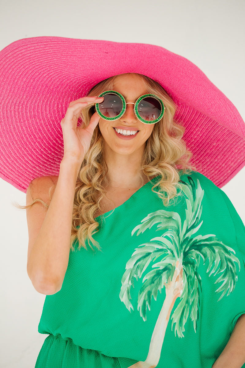 PALM BREEZE ONE-SHOULDER DRESS DRESS Judith March