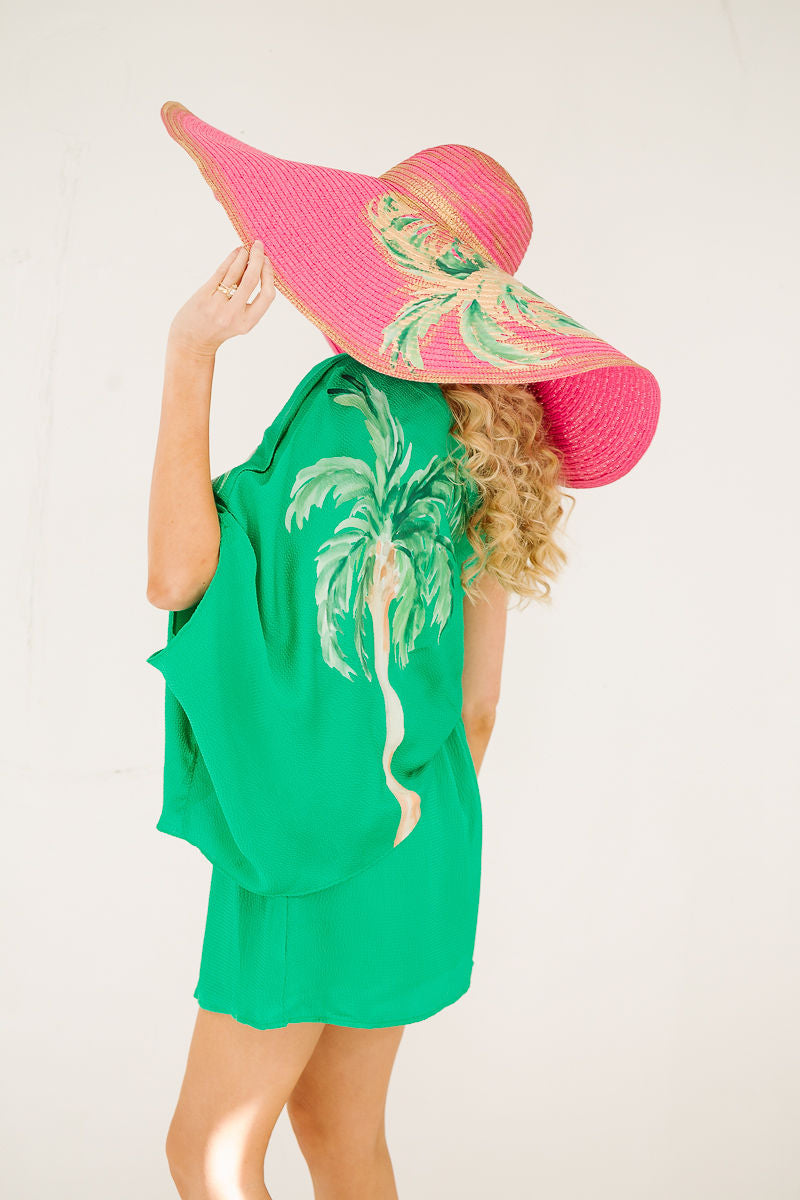 PALM BREEZE ONE-SHOULDER DRESS DRESS Judith March