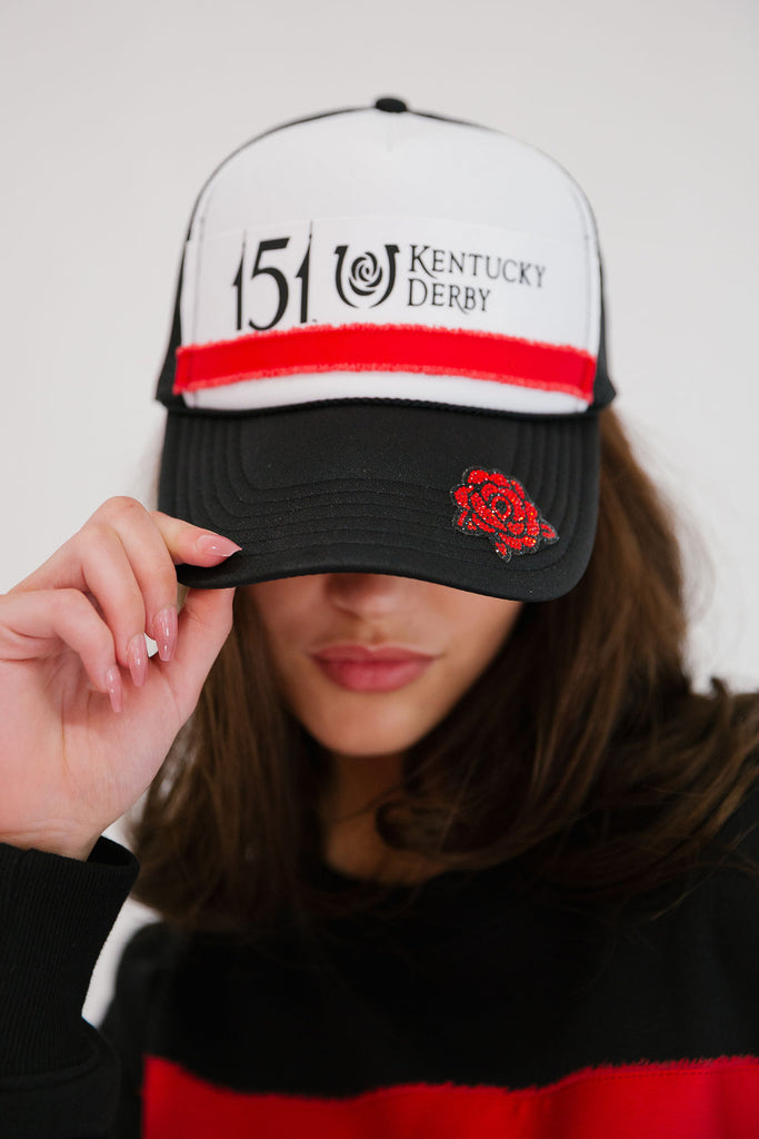 151 KENTUCKY DERBY® ROSE TRUCKER HAT HAT Judith March