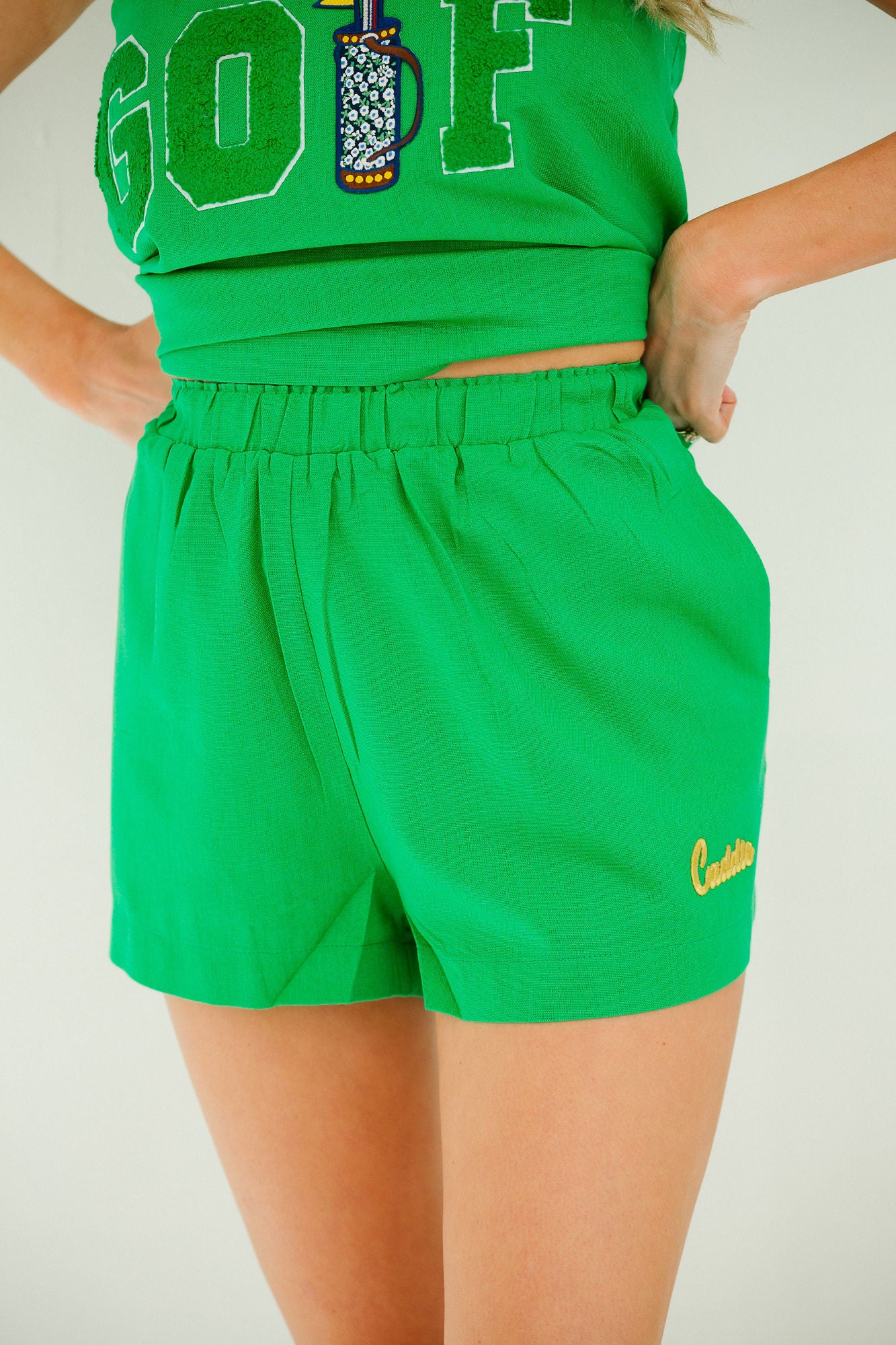 GOLF GREEN STRAPLESS SET SET Judith March