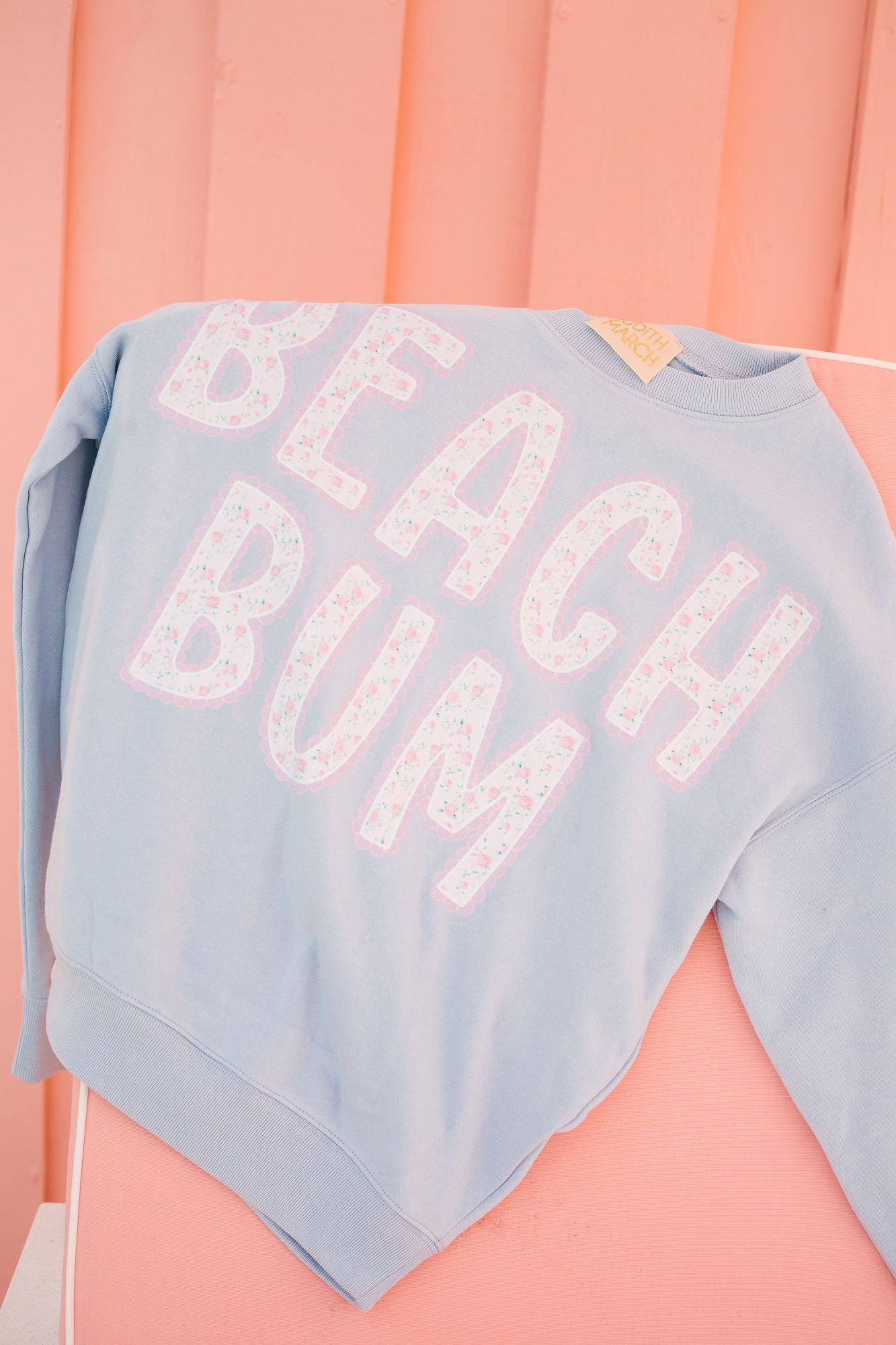 BEACH BUM BLUE PULLOVER PULLOVER Judith March