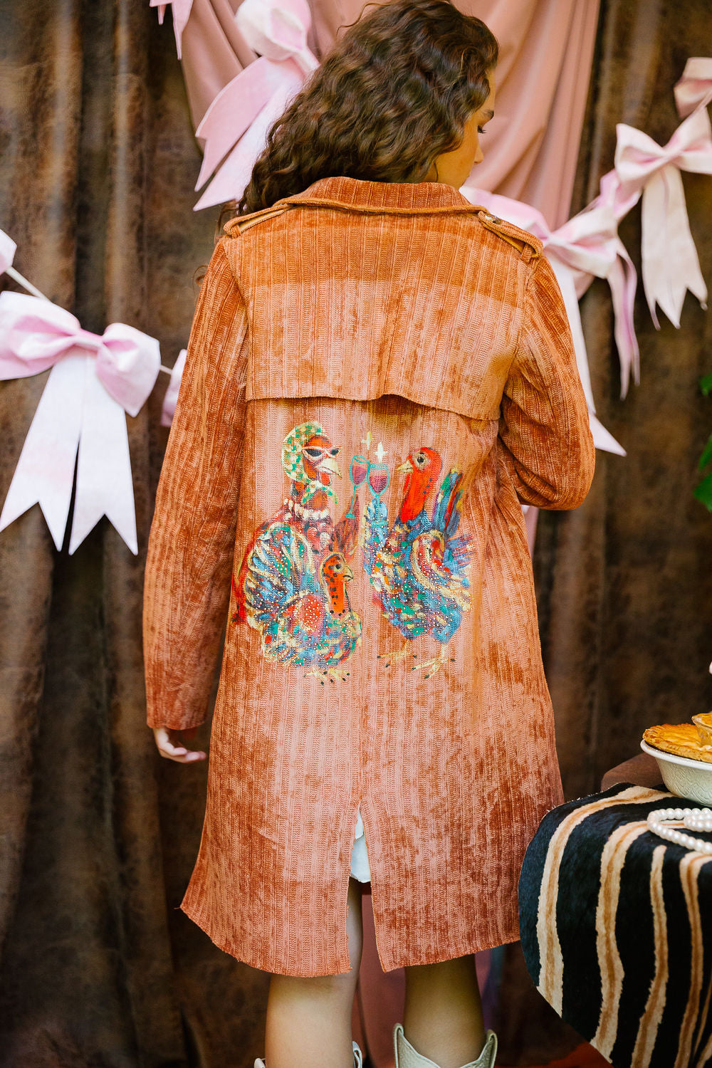 TIPSY TURKEY CORDUROY COAT JACKET Judith March
