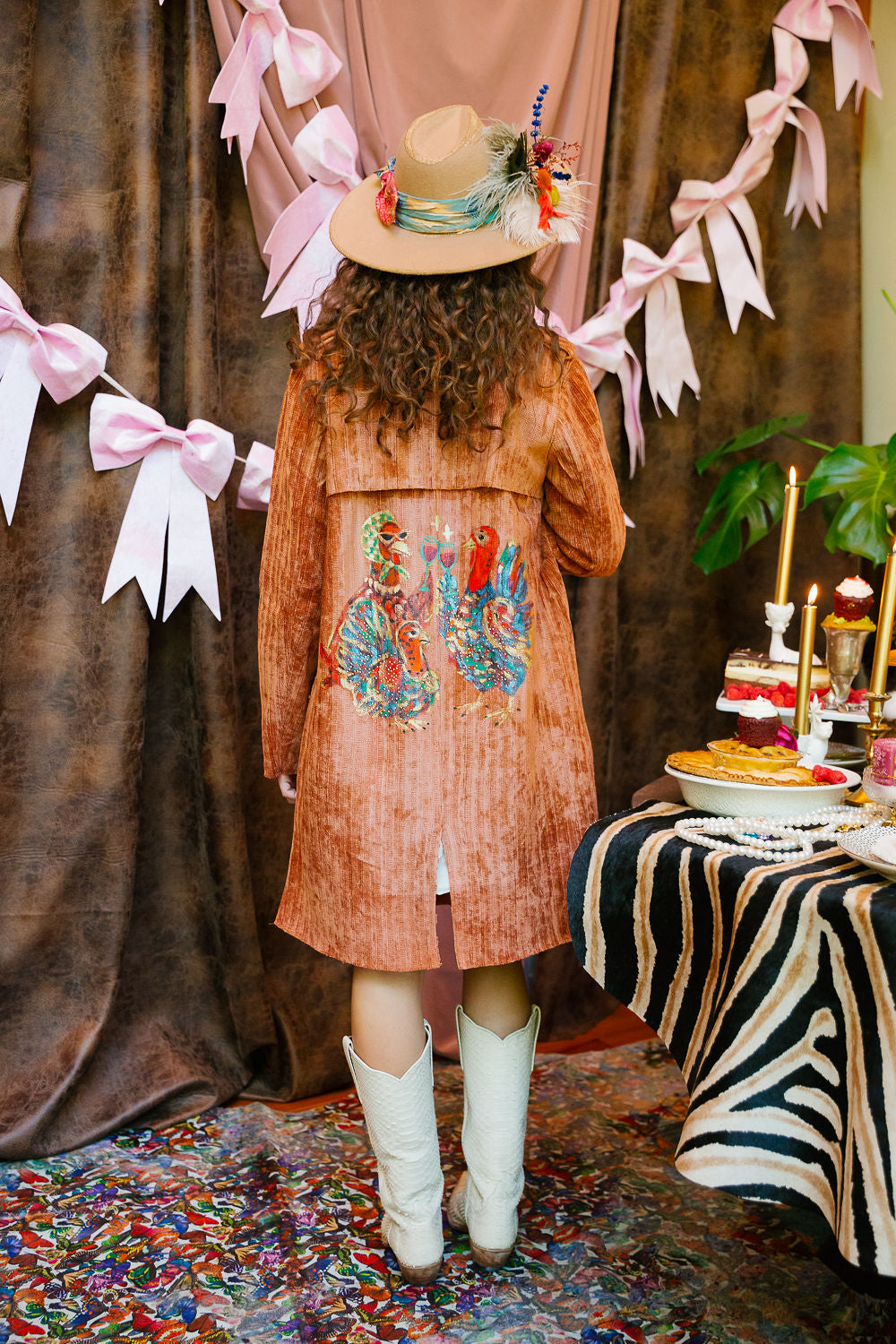 TIPSY TURKEY CORDUROY COAT JACKET Judith March