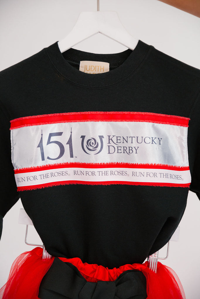 MINI KIDS 151 KENTUCKY DERBY® BLACK PULLOVER PULLOVER Judith March