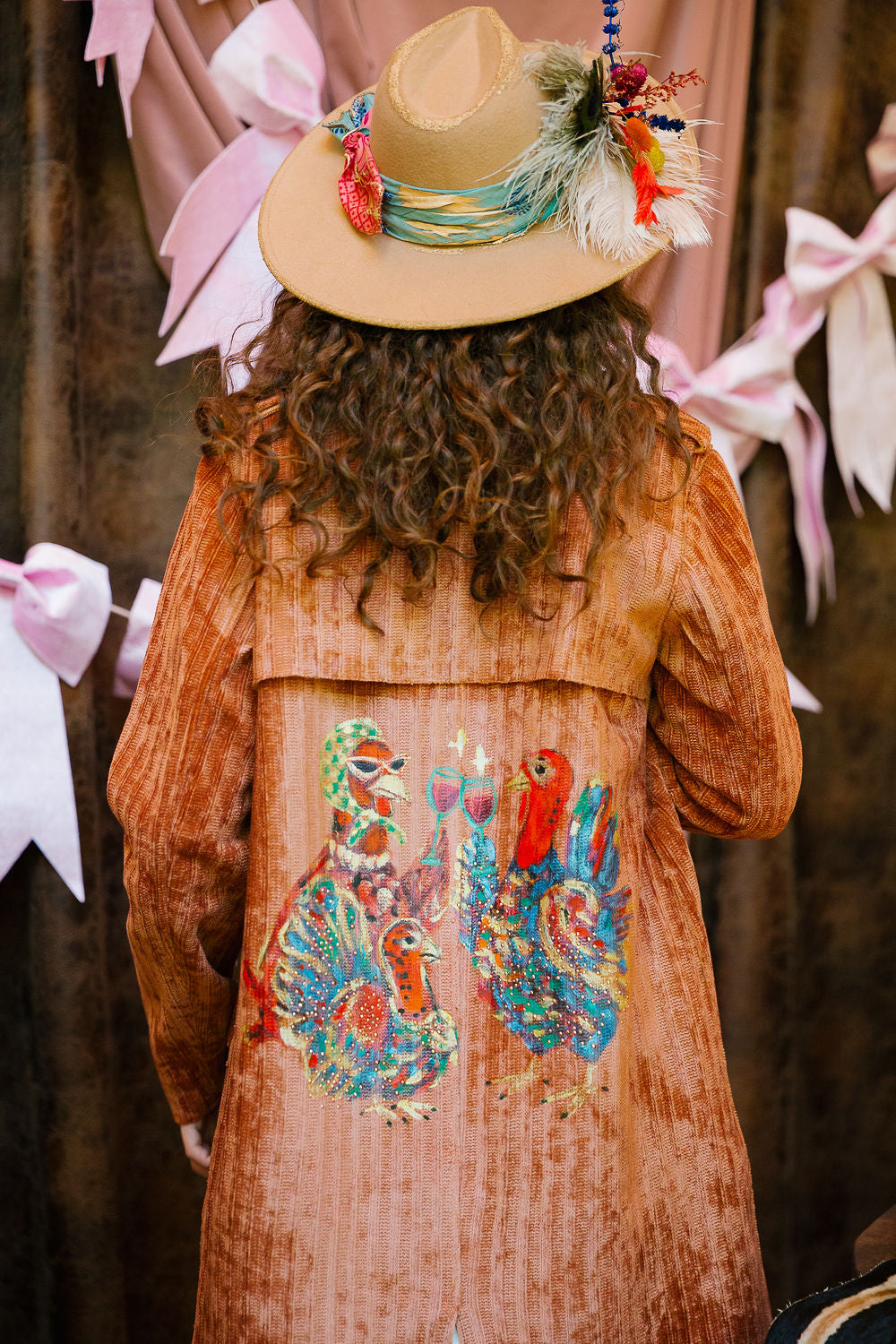 TIPSY TURKEY CORDUROY COAT JACKET Judith March