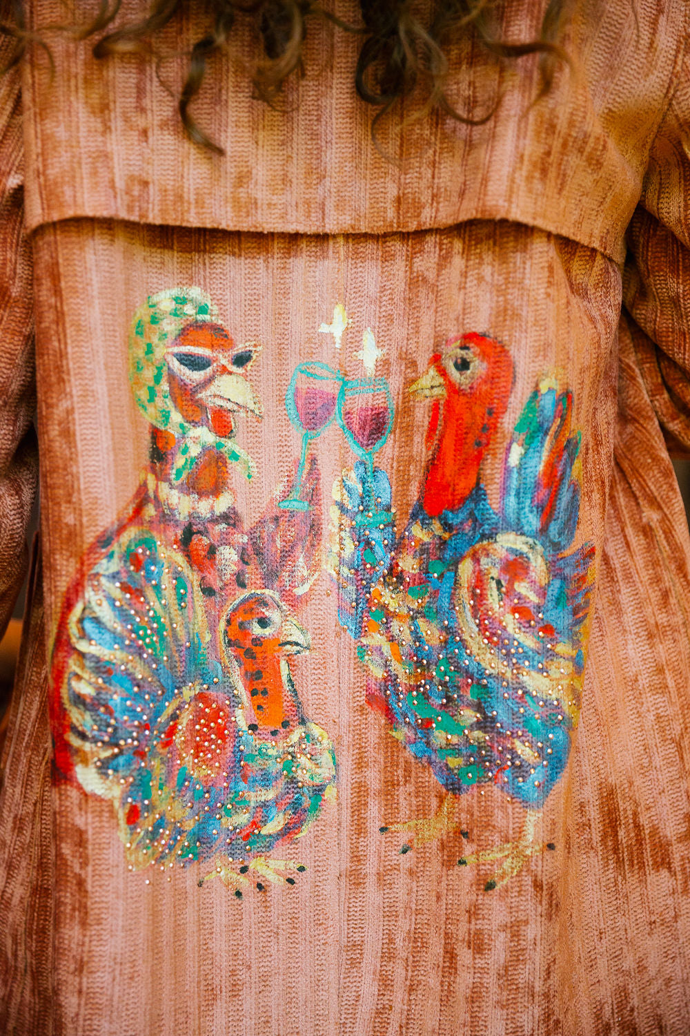 TIPSY TURKEY CORDUROY COAT JACKET Judith March