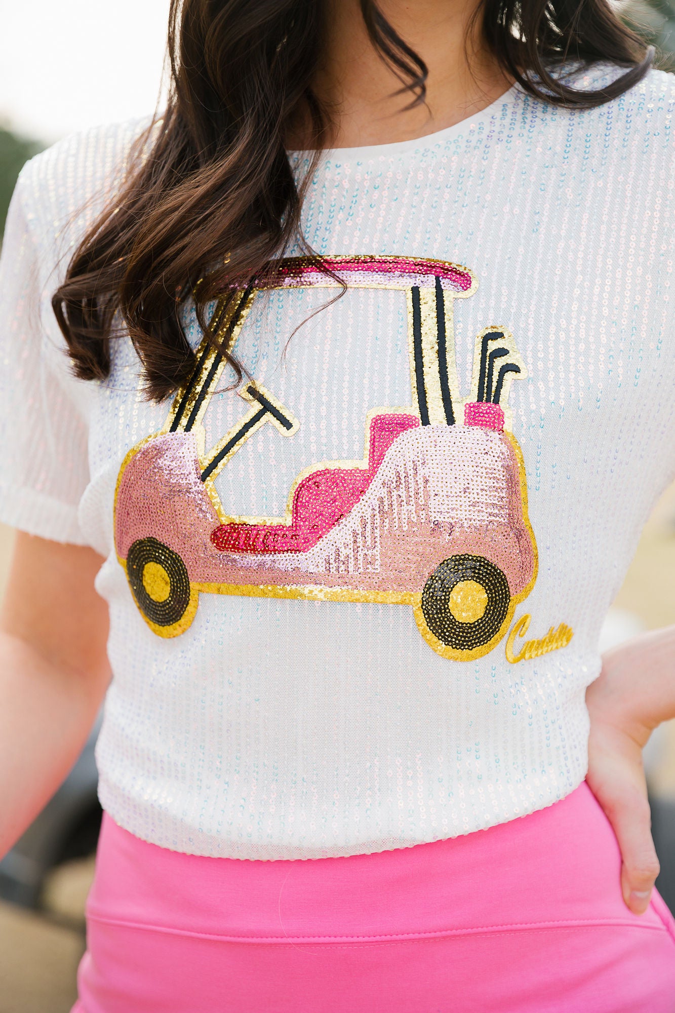 CART QUEEN SEQUIN TOP TOP Judith March