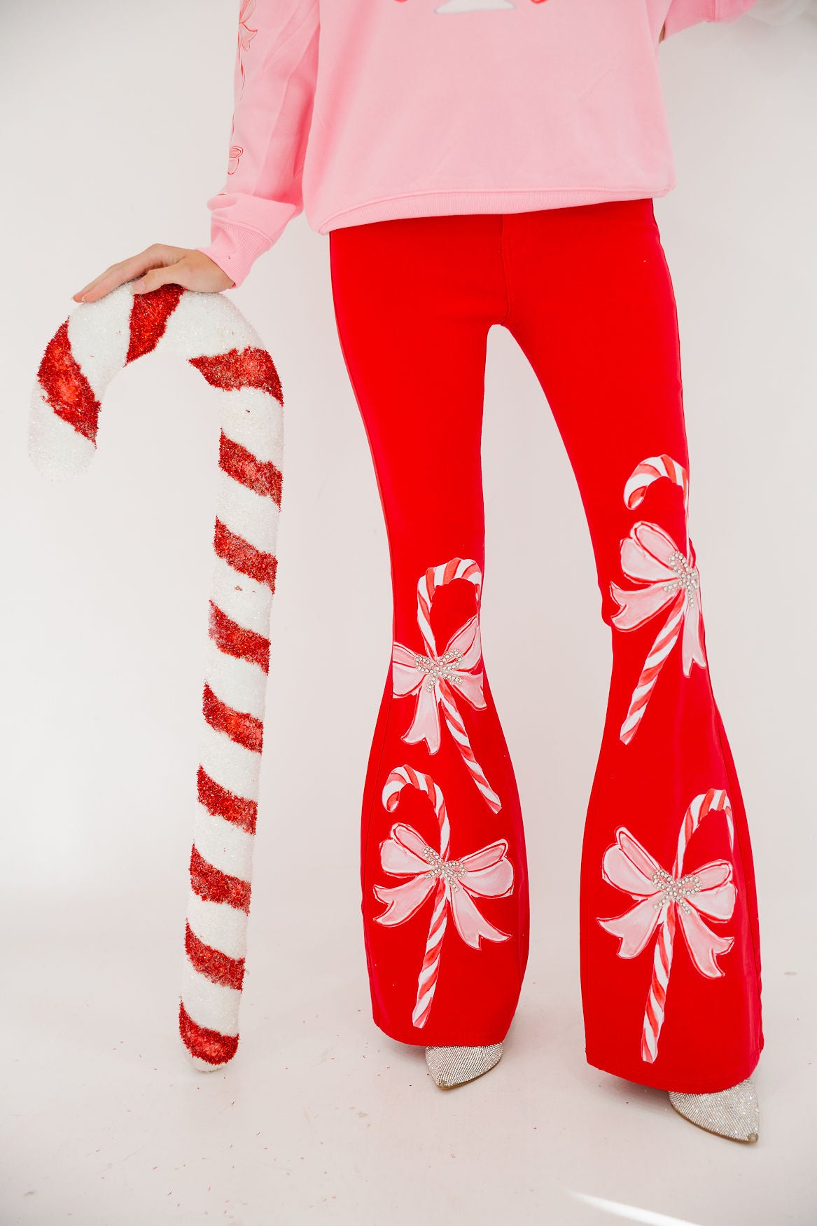 CANDY BOW FLARE PANTS FLARES Judith March
