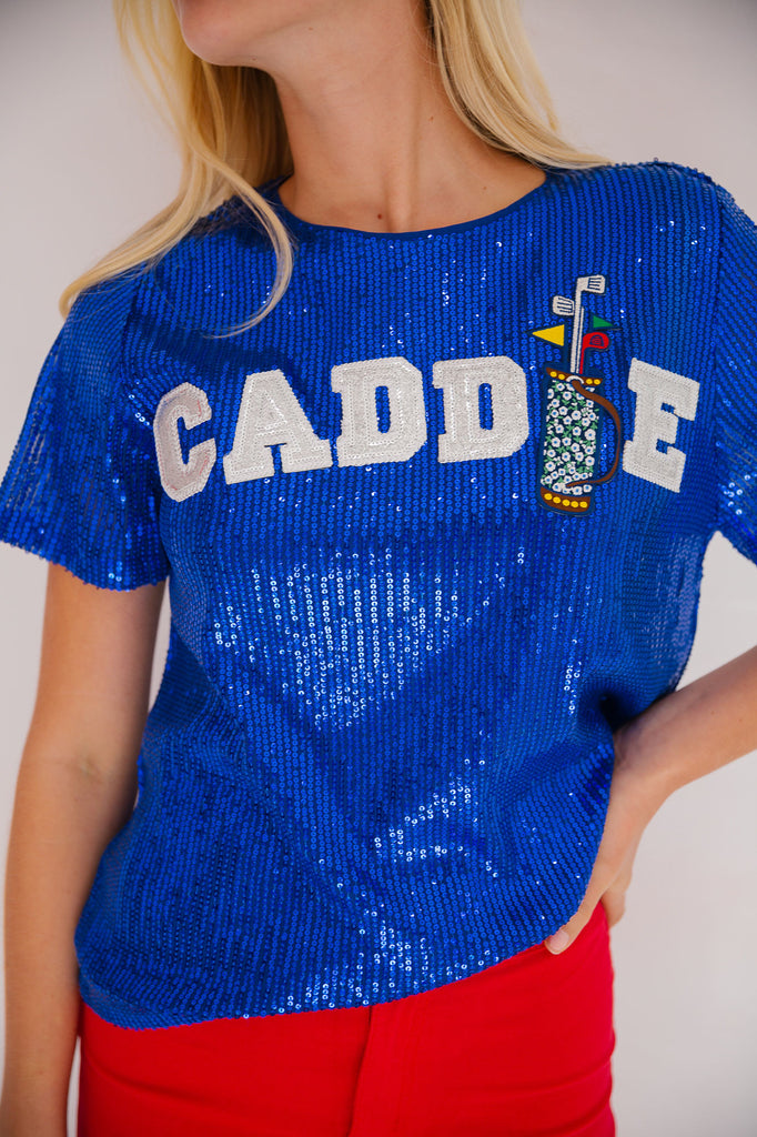 CADDIE BLUE SEQUIN TOP TOP Judith March