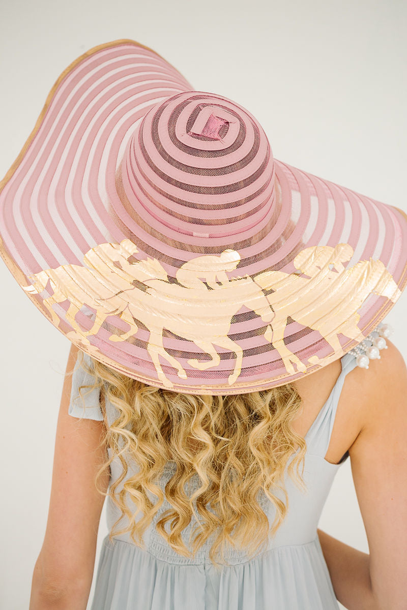 HIGH STAKES PINK SUN HAT HAT Judith March