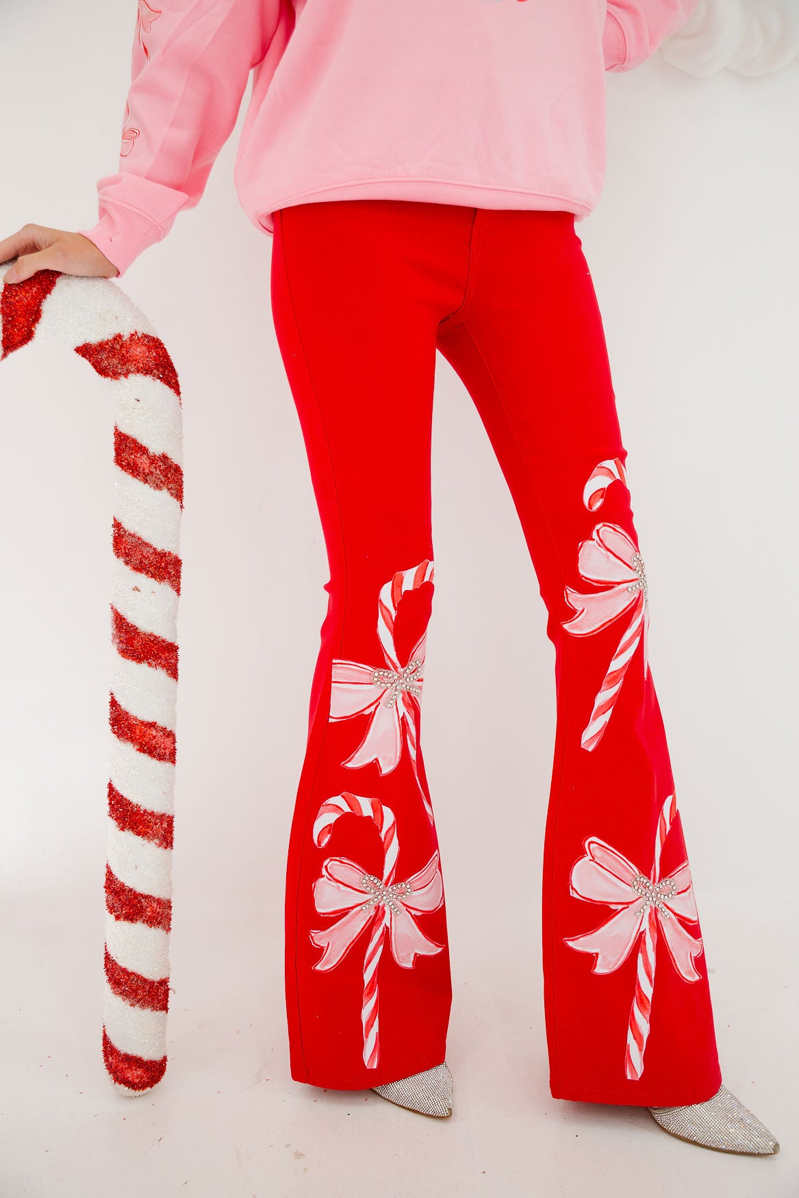 CANDY BOW FLARE PANTS FLARES Judith March