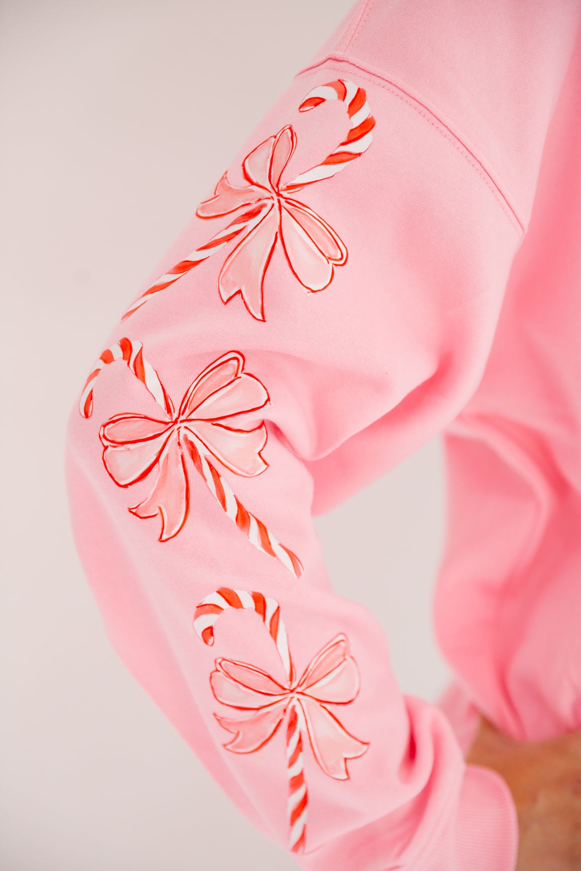 TIPSY SANTA PINK PULLOVER PULLOVER Judith March