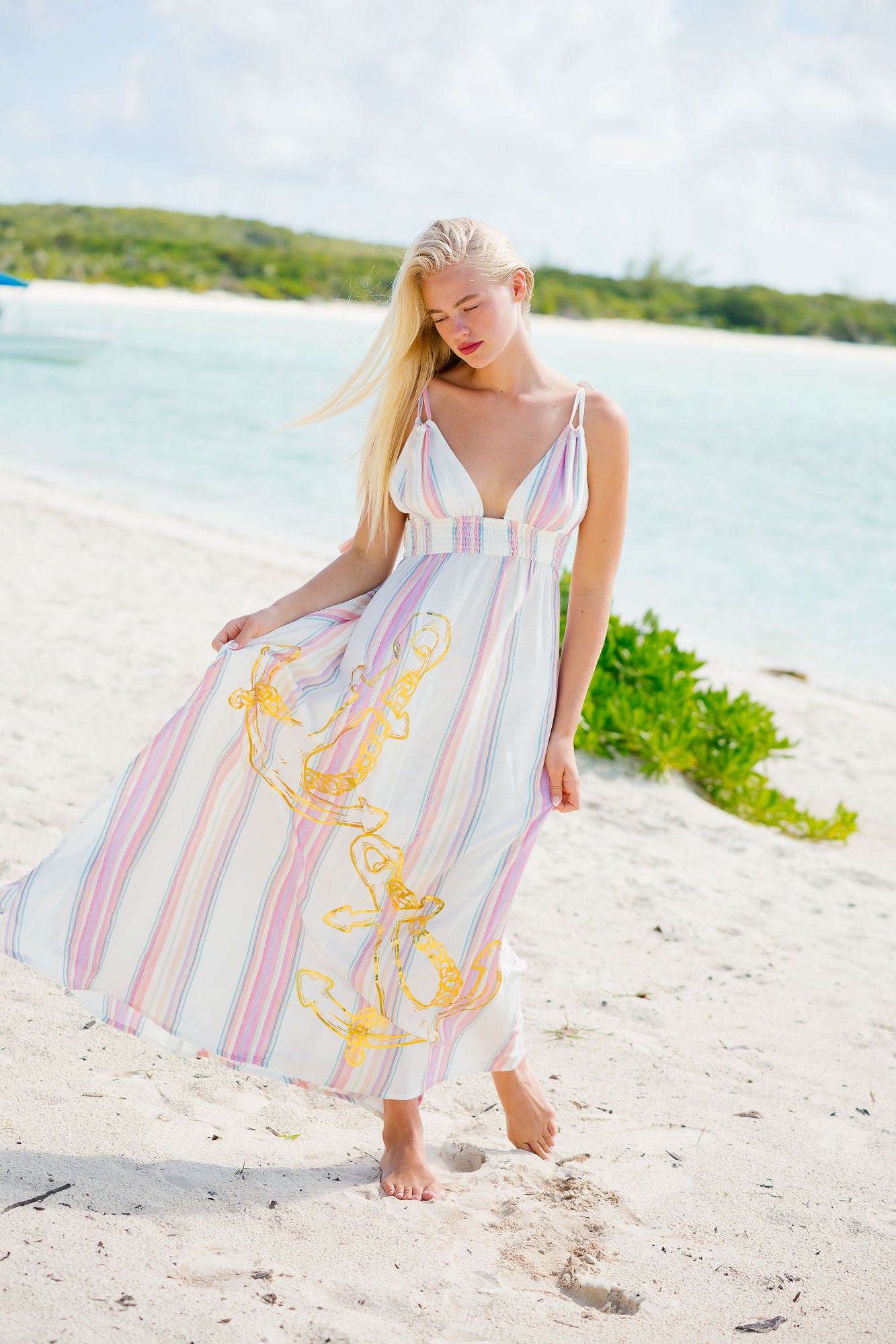LOST AT SEA MAXI DRESS DRESS Judith March