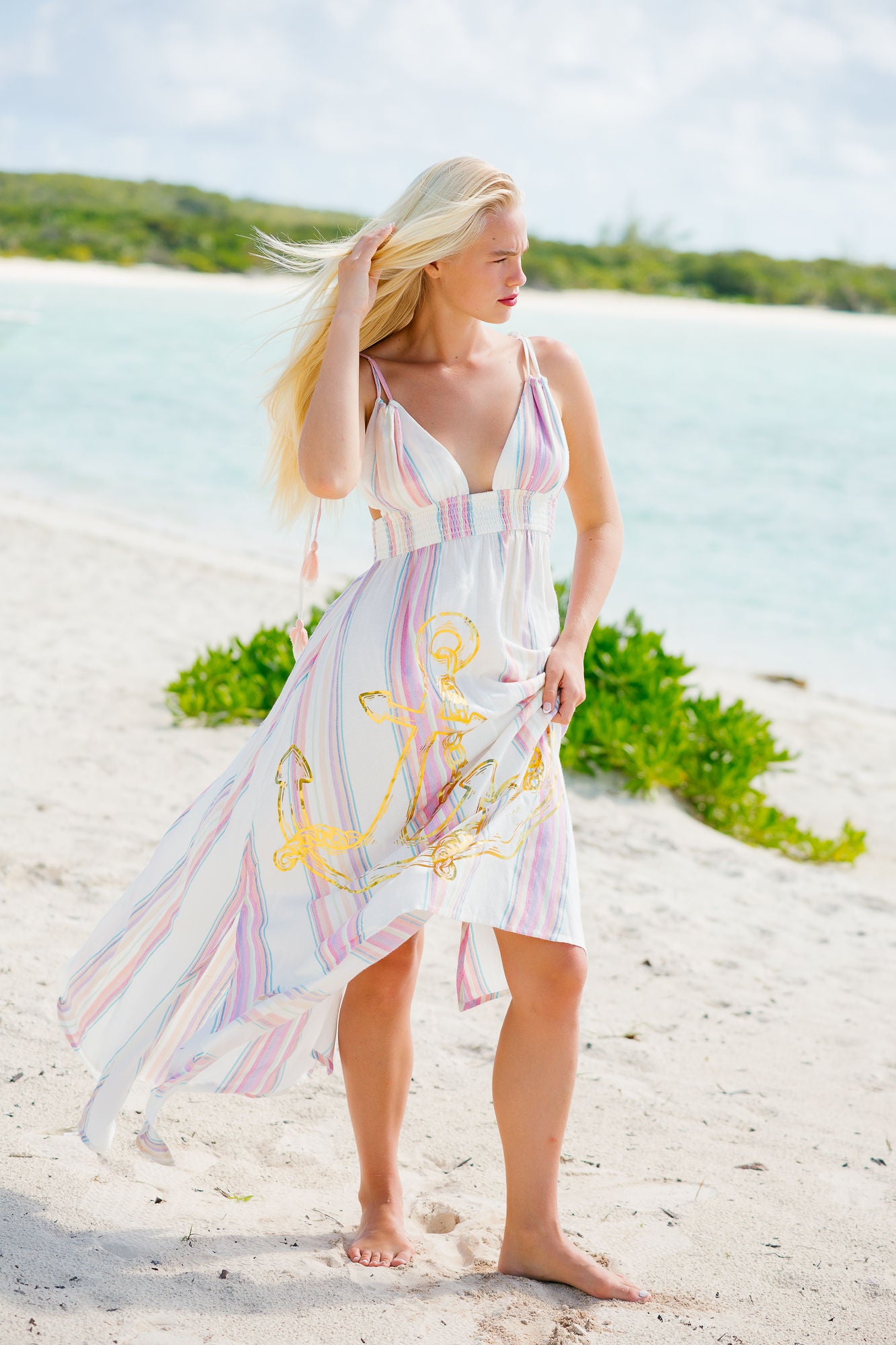 LOST AT SEA MAXI DRESS DRESS Judith March