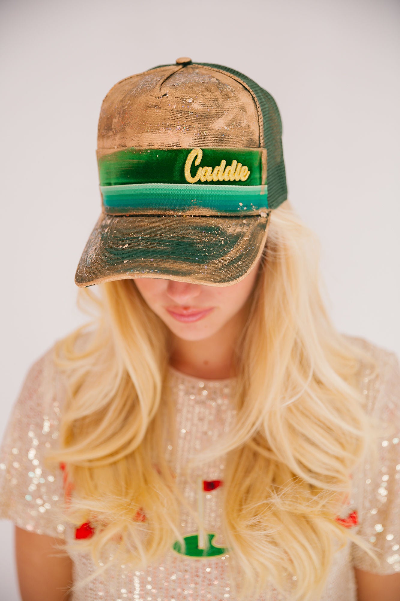 CADDIE RIBBON TRUCKER HAT HAT Judith March
