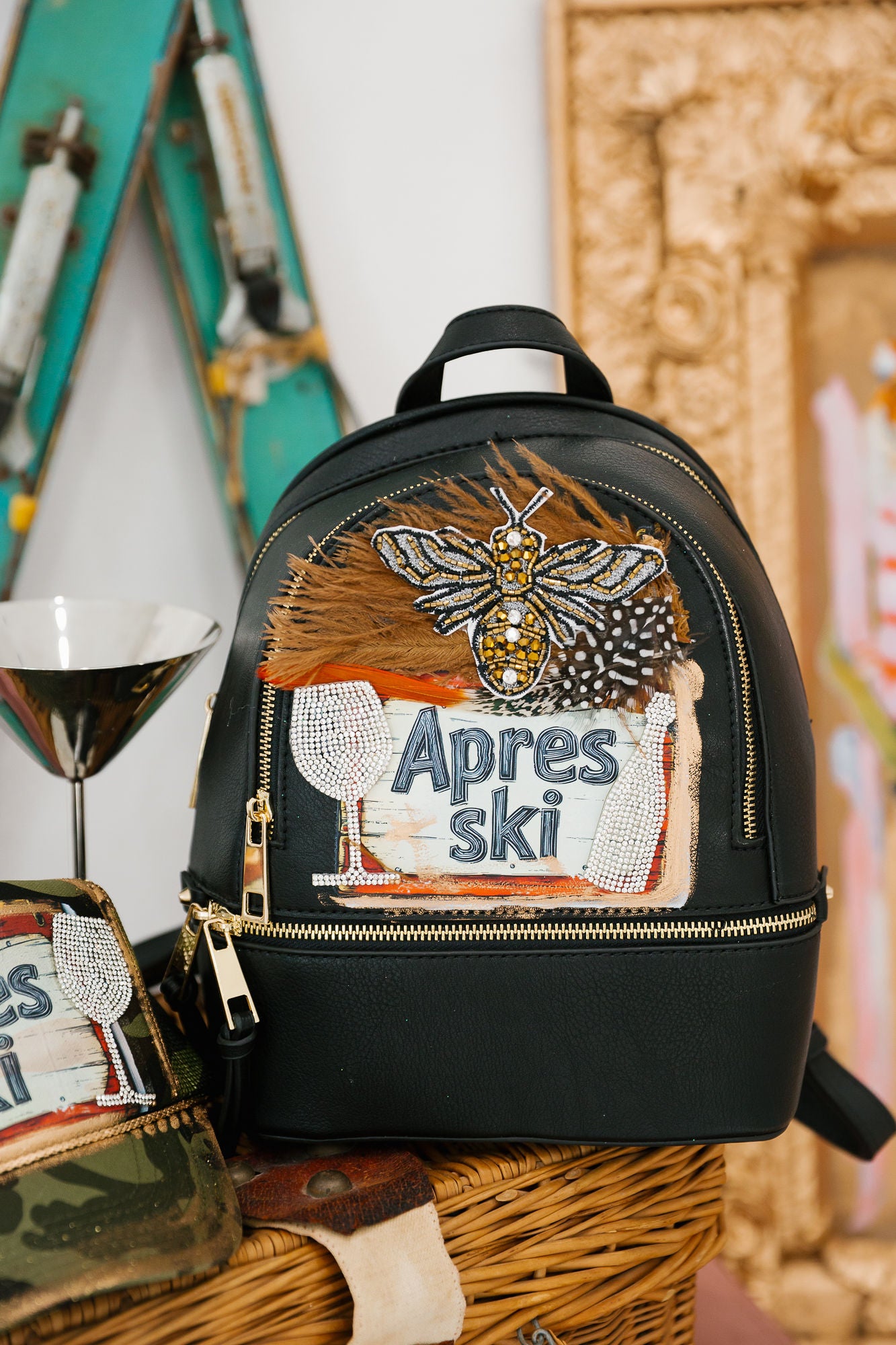 APRÈS SKI BLACK BACKPACK BACKPACK Judith March