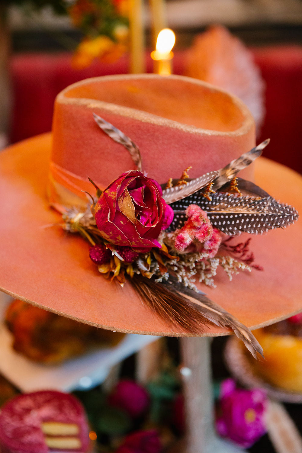 THE AUTUMN ROSE RANCHER HAT RANCHER HAT Judith March