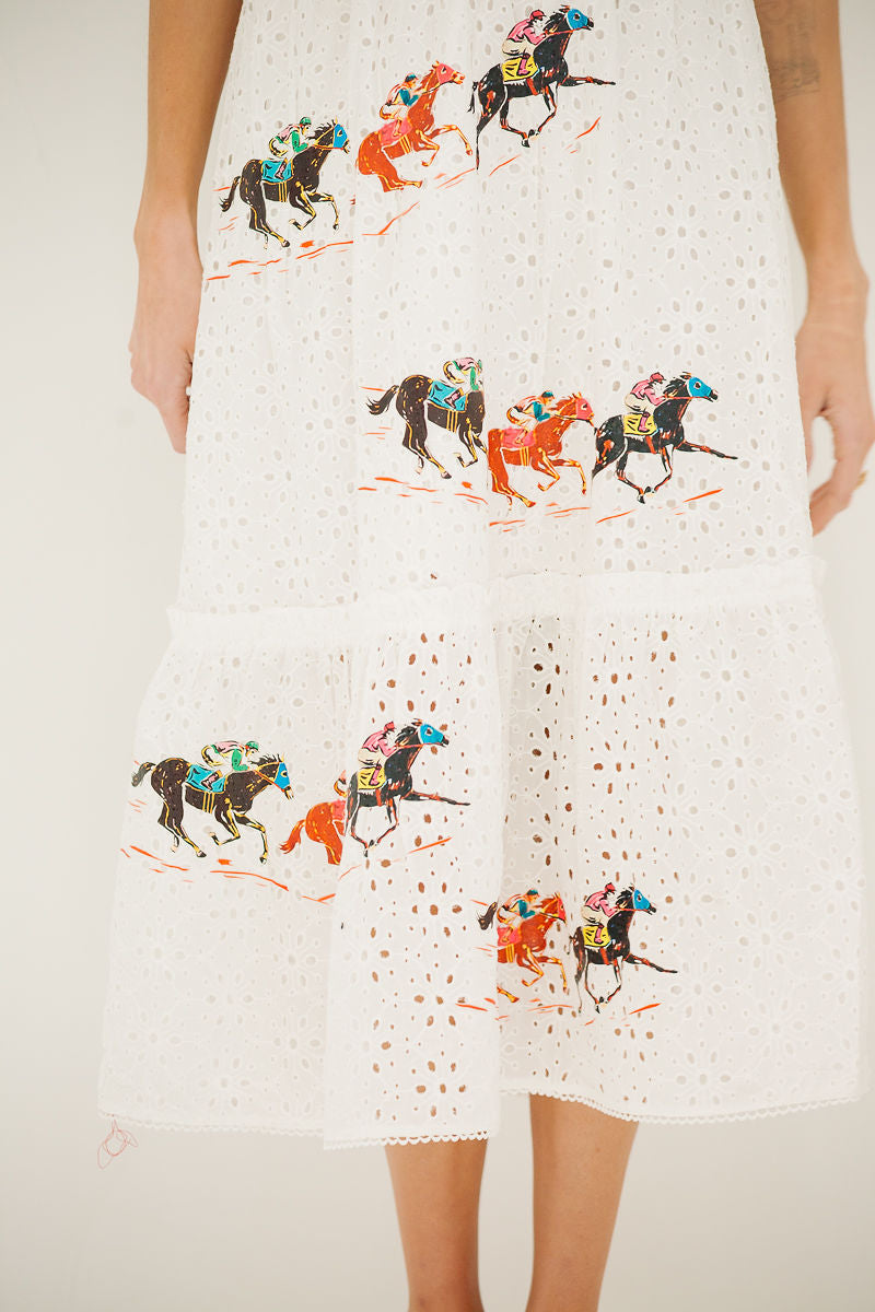 PLACE YOUR BETS LACE DRESS DRESS Judith March