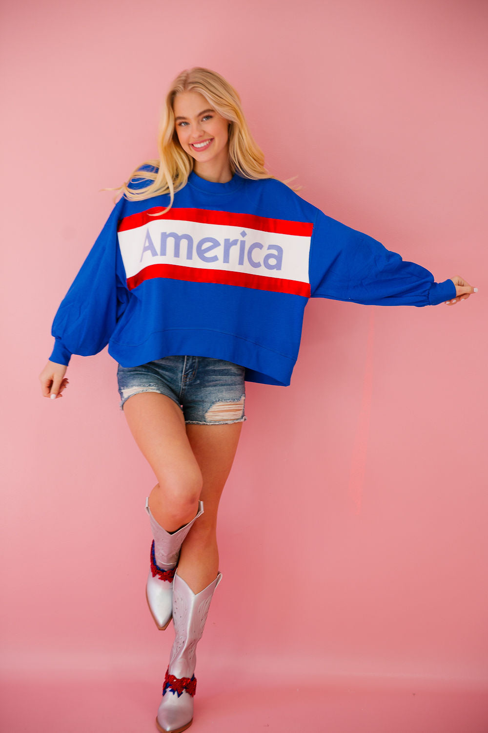 AMERICA ROYAL STRIPED PULLOVER pullover Judith March