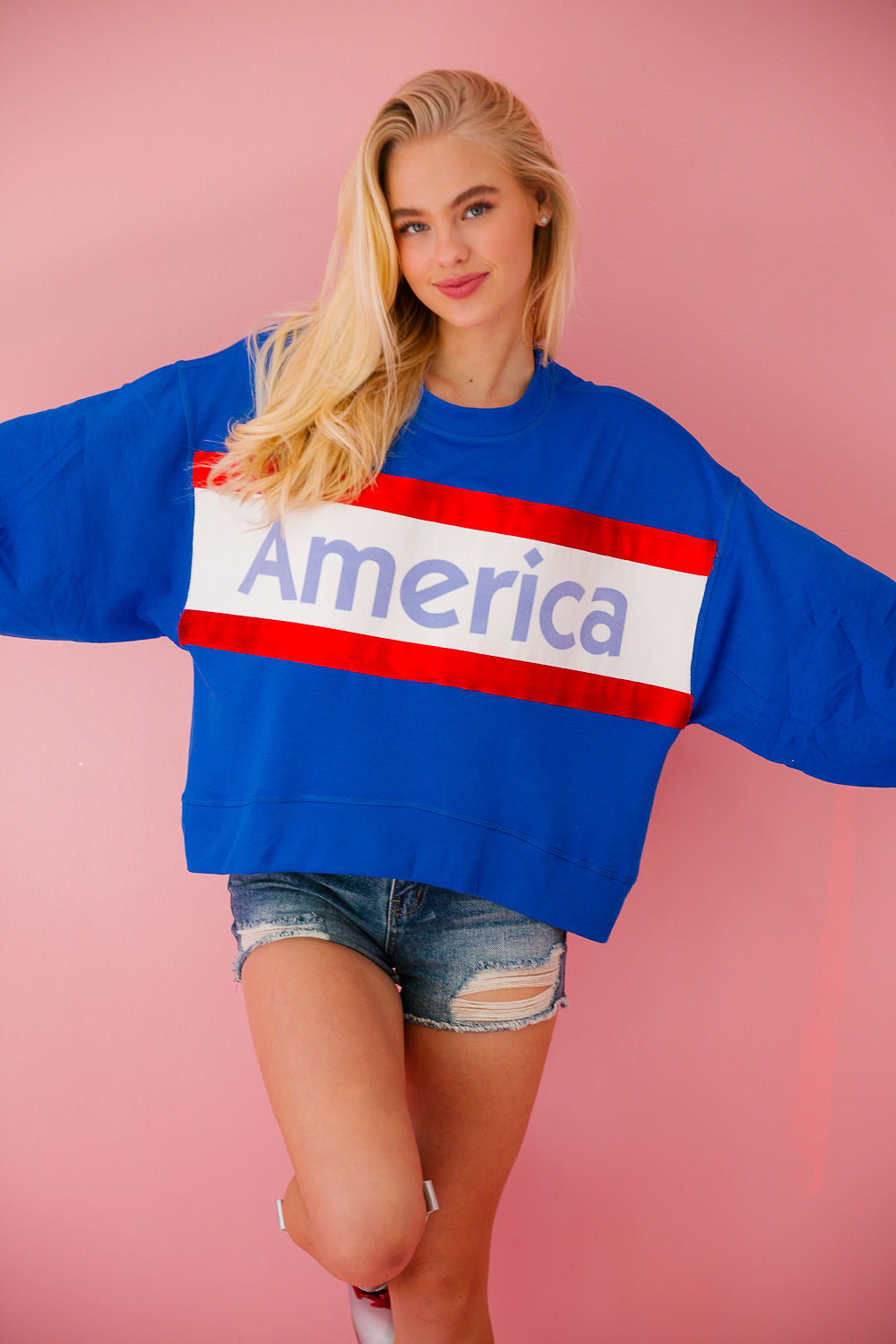 AMERICA ROYAL STRIPED PULLOVER pullover Judith March