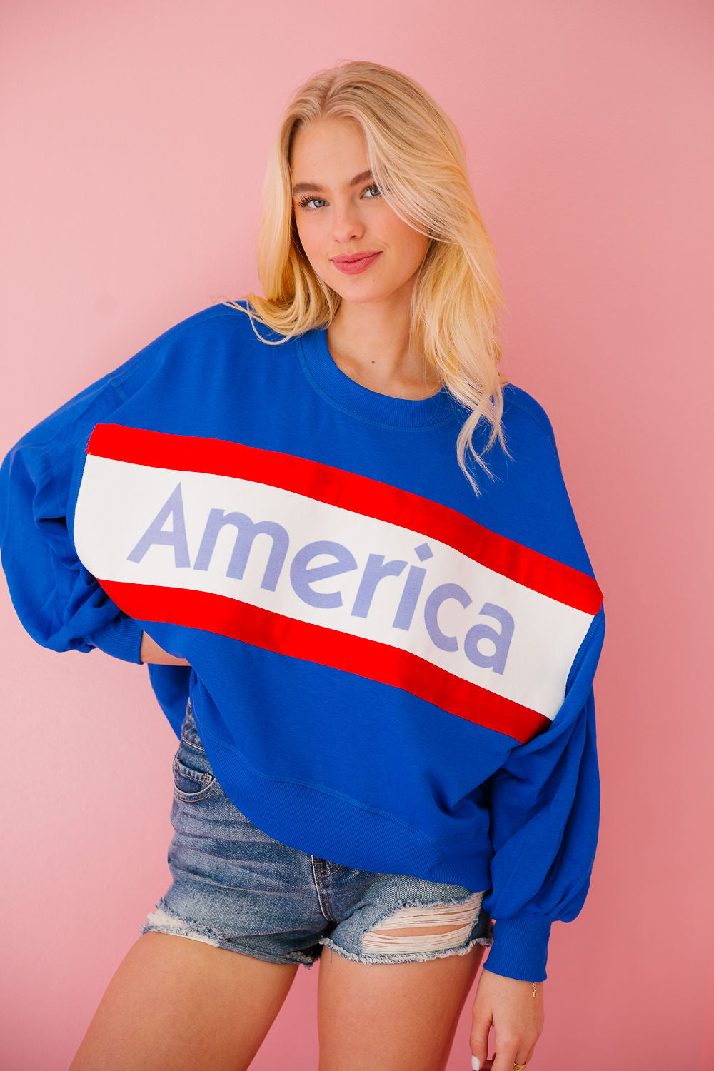 AMERICA ROYAL STRIPED PULLOVER pullover Judith March