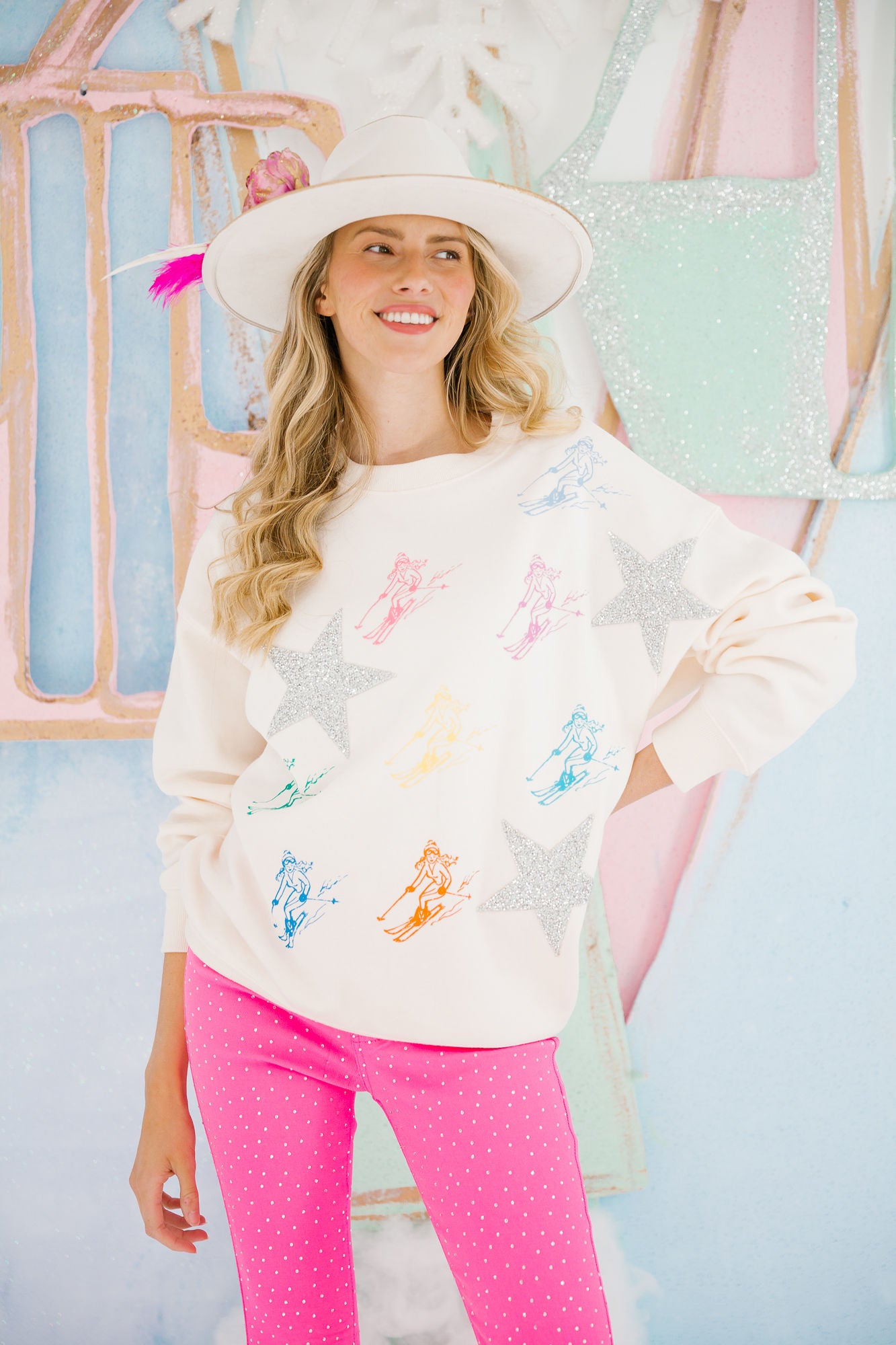 STAR OF THE SLOPES PULLOVER PULLOVER Judith March