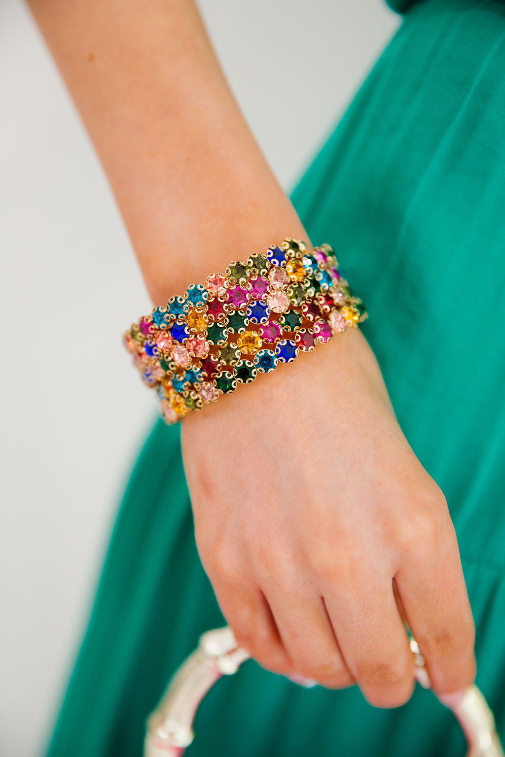 RAINBOW JEWEL BRACELET STACK BRACELET Judith March