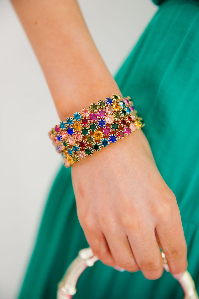 RAINBOW JEWEL BRACELET STACK BRACELET Judith March