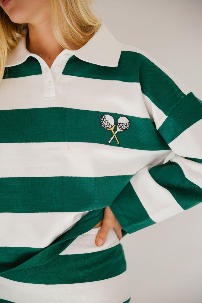 GOLF TEE STRIPED SET PULLOVER Judith March