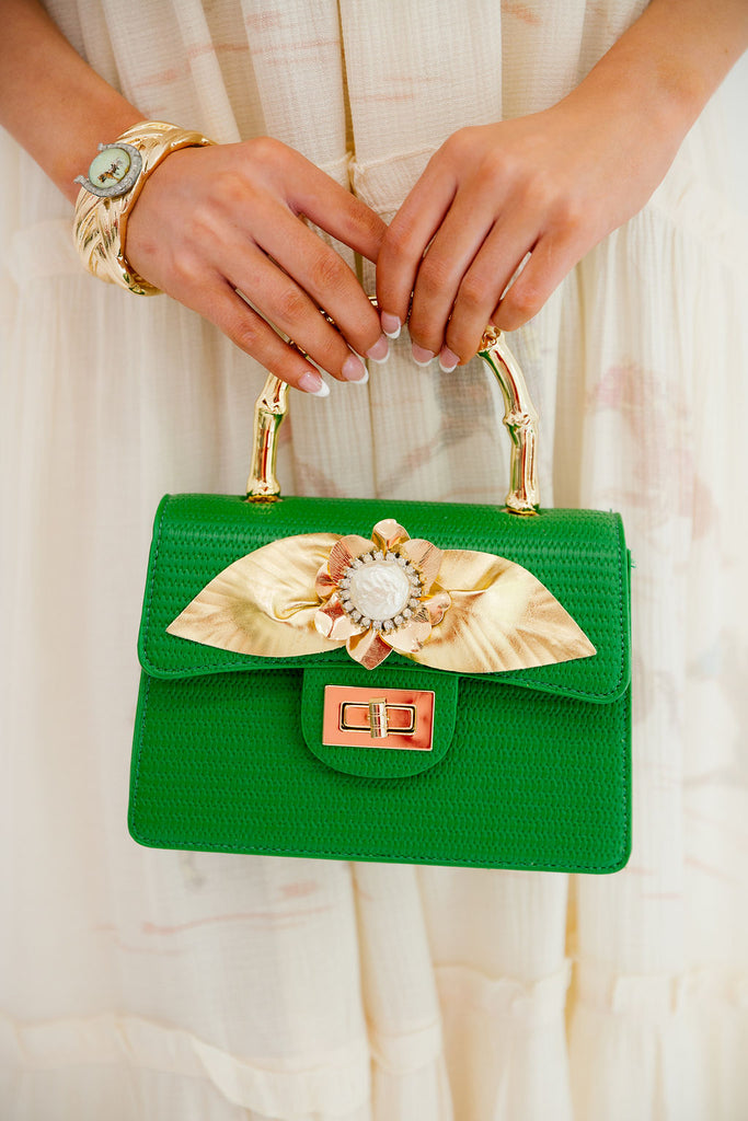 RACING ROYALTY EMERALD PURSE PURSE Judith March