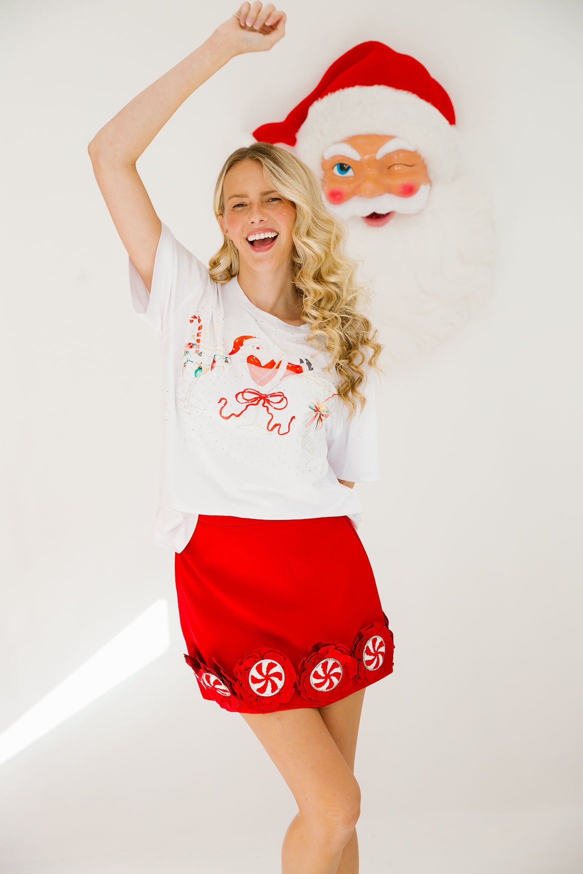 TIPSY SANTA TEE TEE Judith March