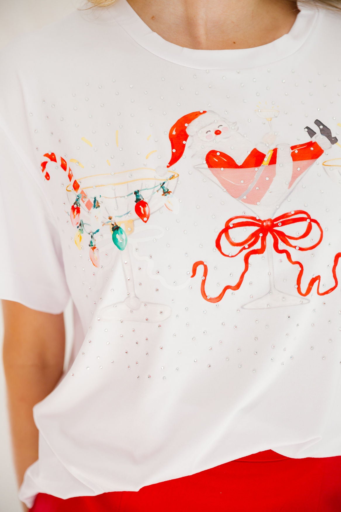 TIPSY SANTA TEE TEE Judith March