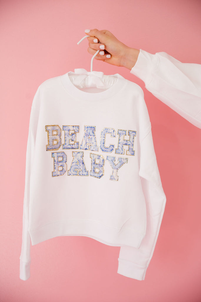 MINI KIDS BEACH BABY WHITE PULLOVER pullover Judith March