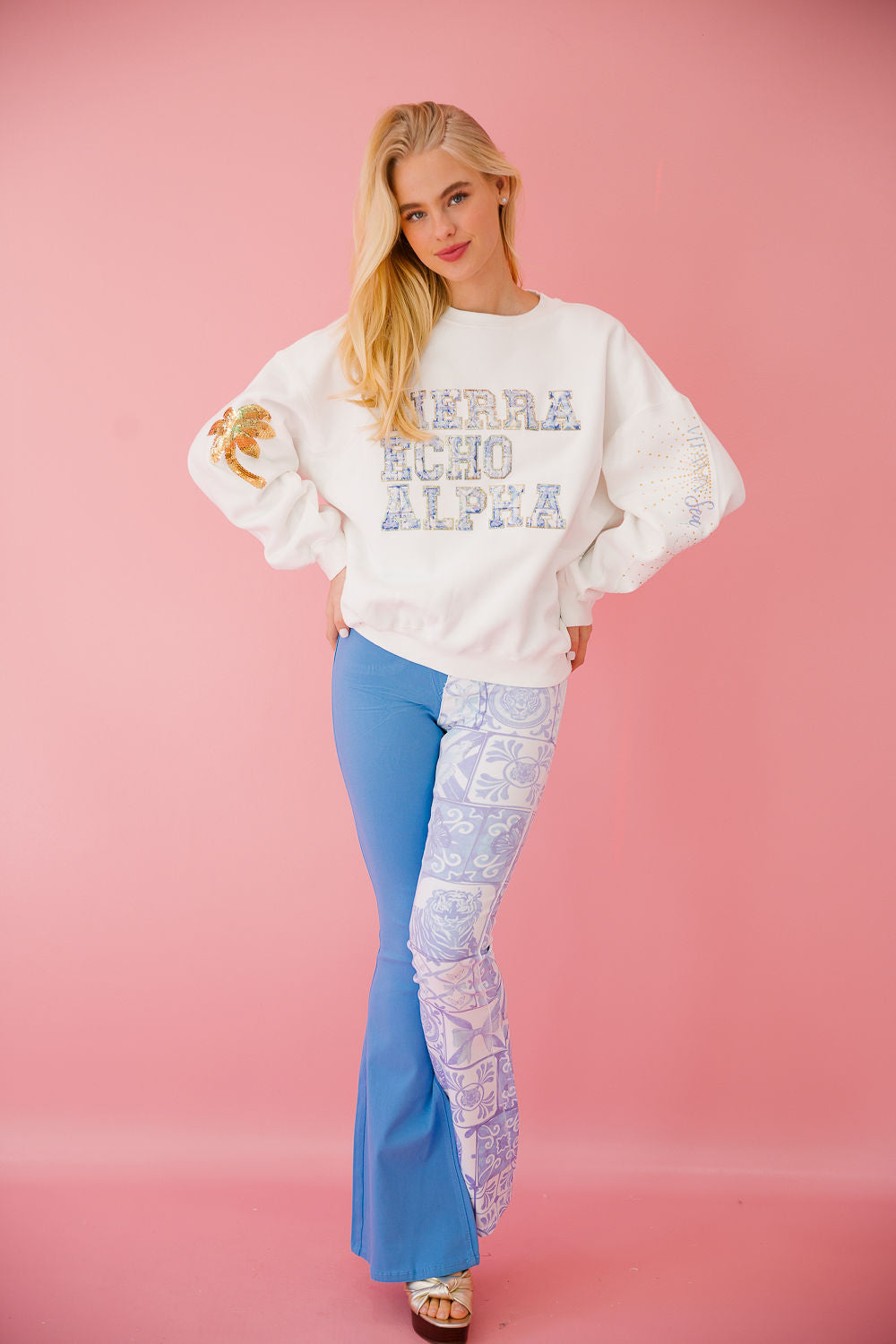 SIERRA ECHO ALPHA WHITE PULLOVER pullover Judith March   