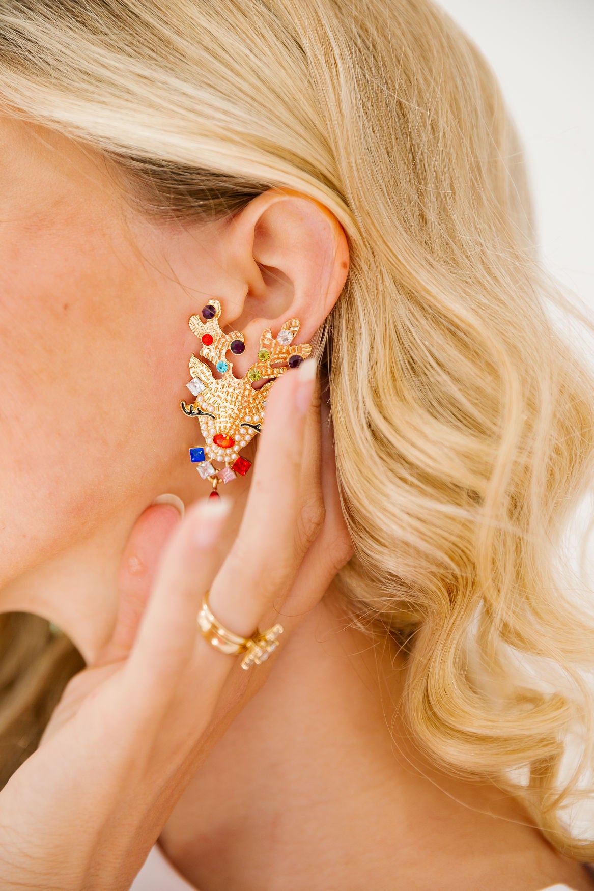 RUN, RUN RUDOLPH EARRINGS earrings Judith March