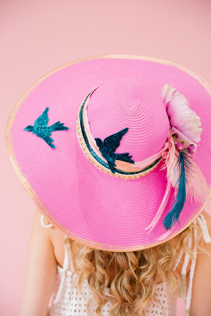 FLOWER CHILD SUN HAT (ONE OF A KIND) hat Judith March