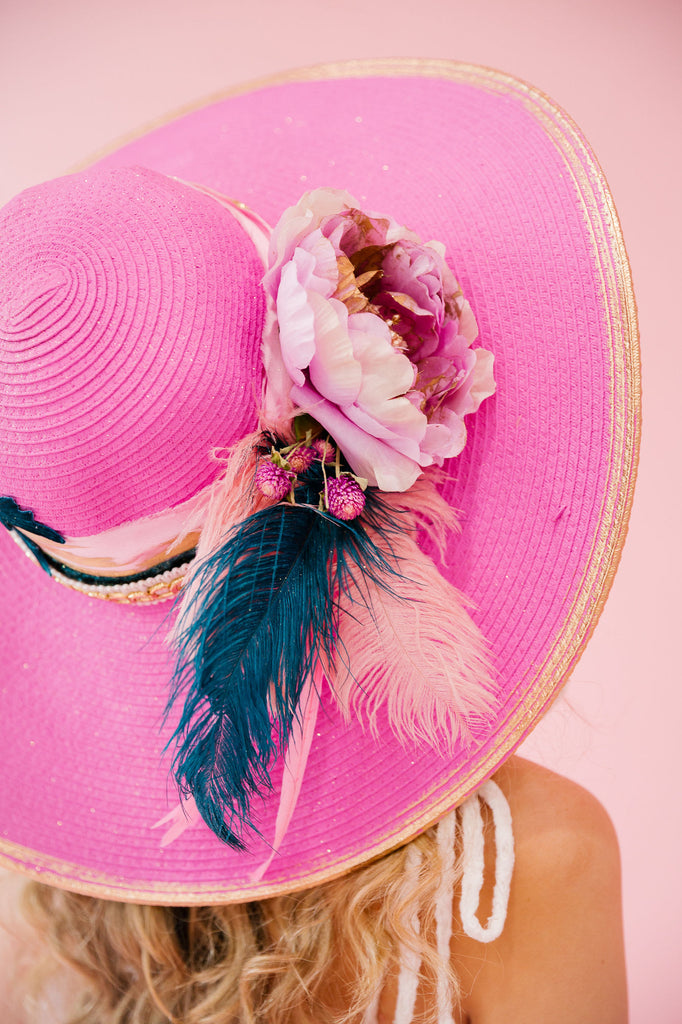 FLOWER CHILD SUN HAT (ONE OF A KIND) hat Judith March