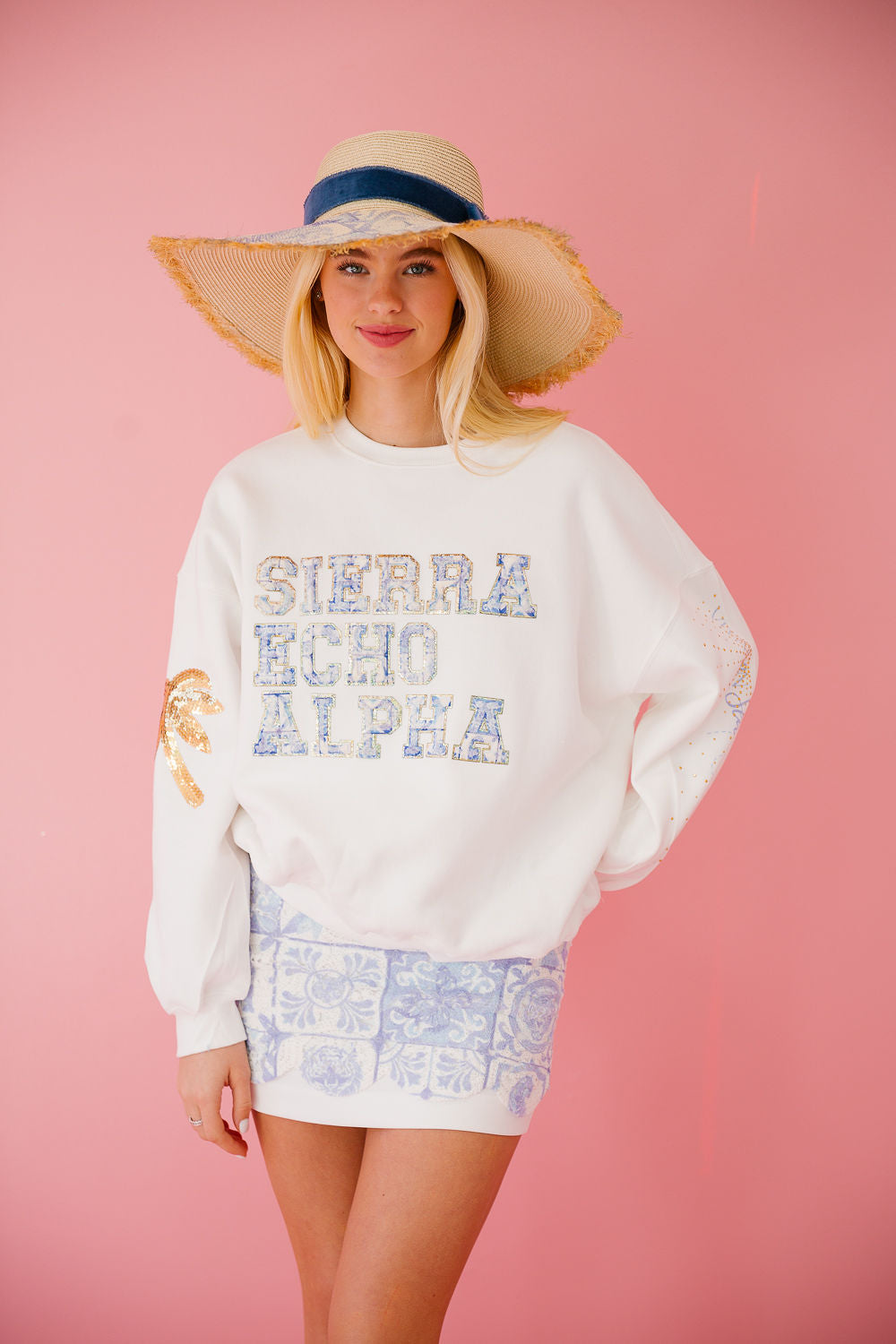 SIERRA ECHO ALPHA WHITE PULLOVER pullover Judith March   