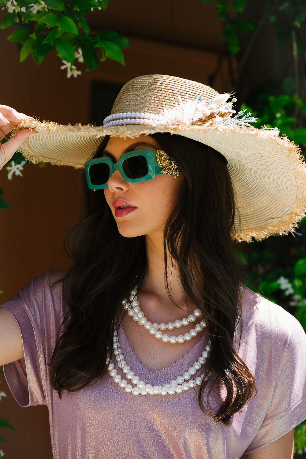 THE ISLAND PEARL SUN HAT Sun hat Judith March   