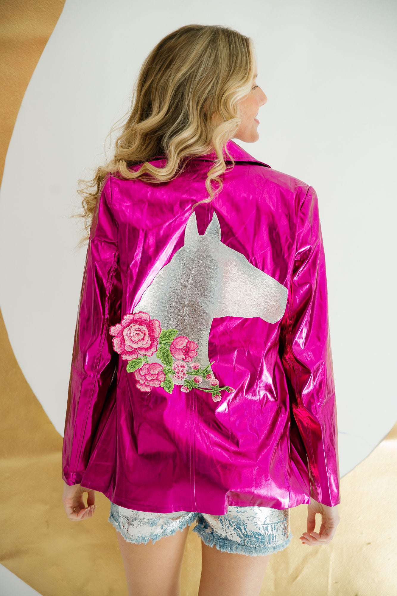 RACE WINNER METALLIC BLAZER BLAZER Judith March