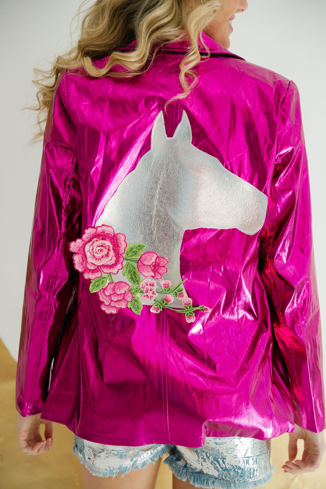 RACE WINNER METALLIC BLAZER BLAZER Judith March