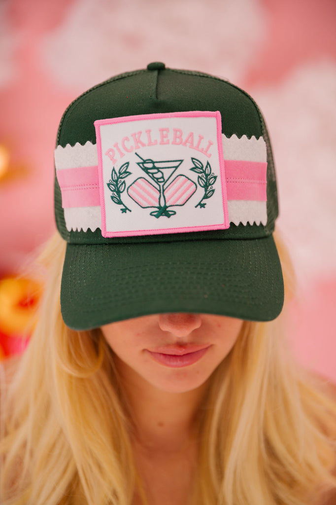 PICKLEBALL GREEN STRUCTURED HAT HAT Judith March