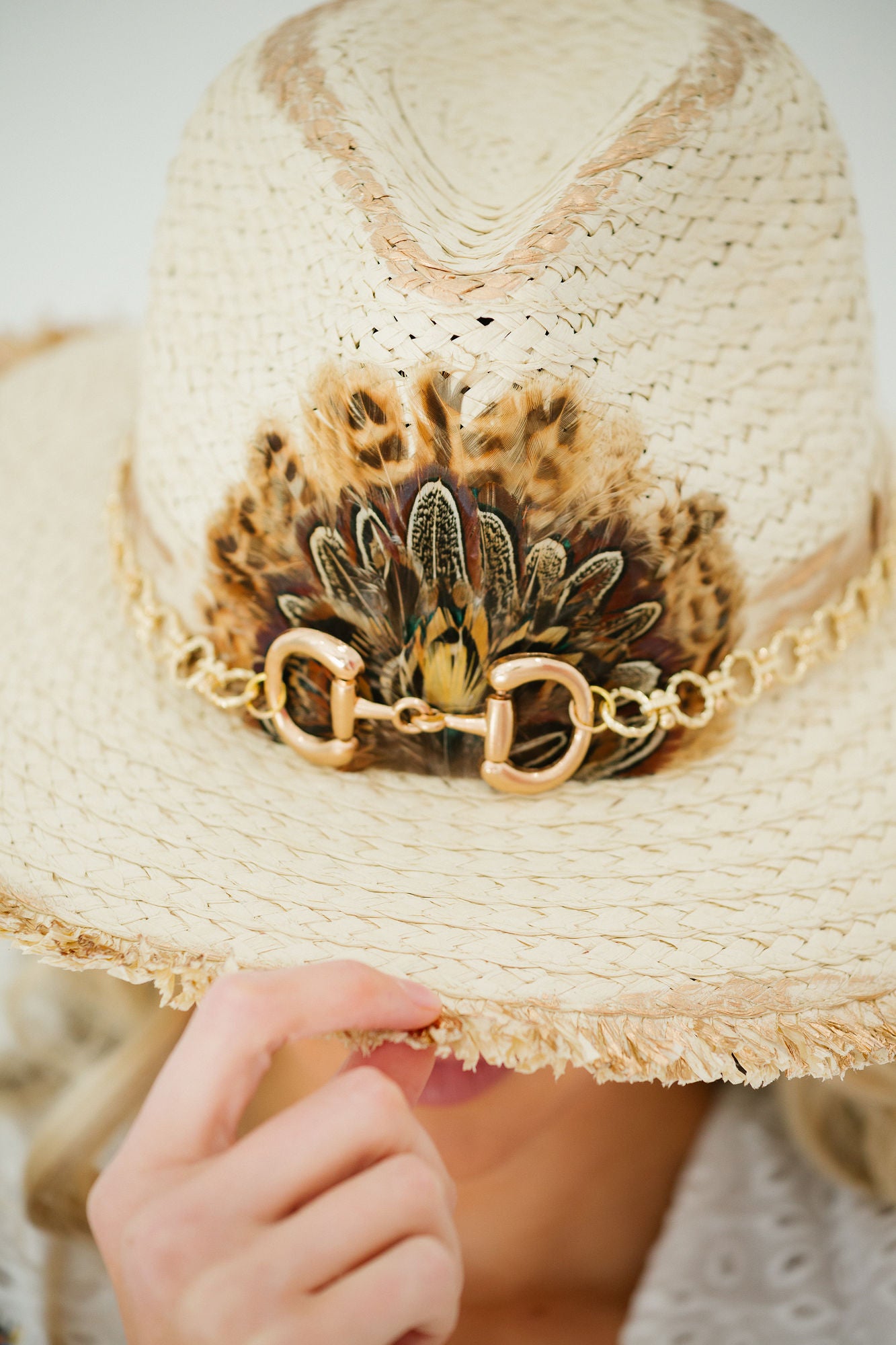 GOLDEN SNAFFLE SUN HAT Sun hat Judith March