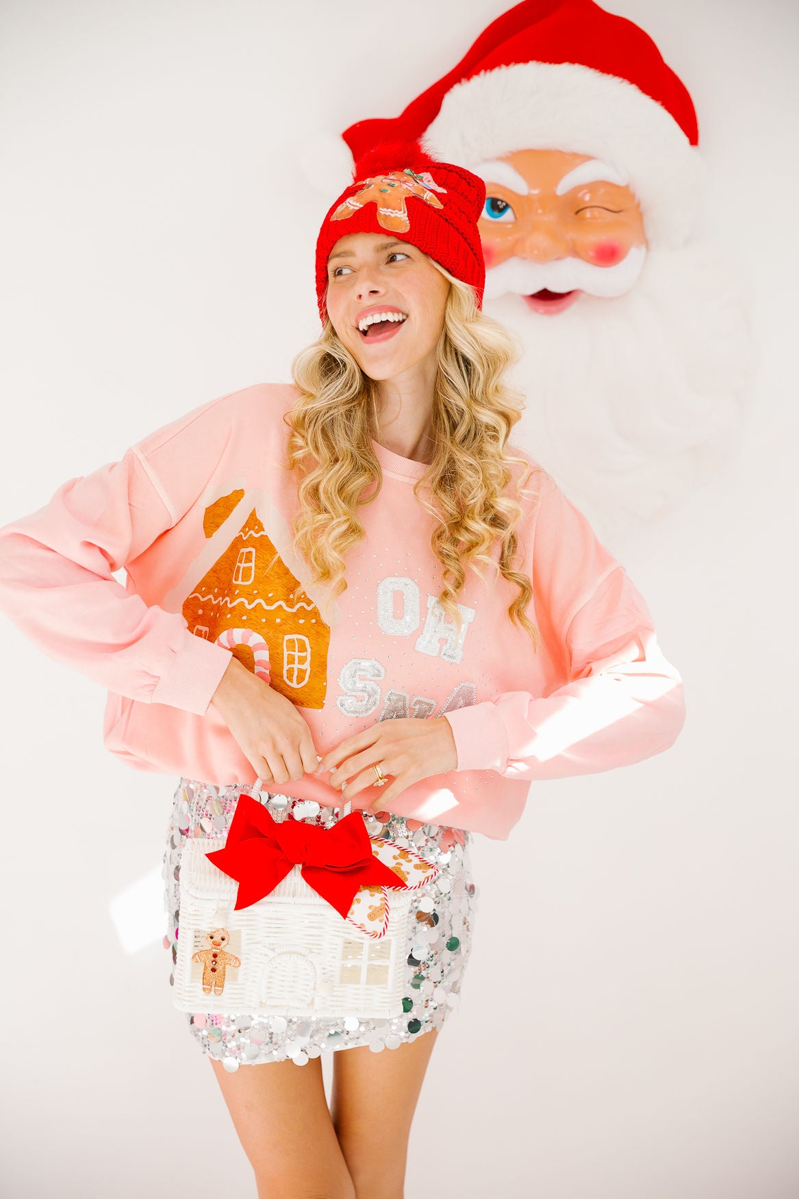 OH SNAP PINK PULLOVER PULLOVER Judith March