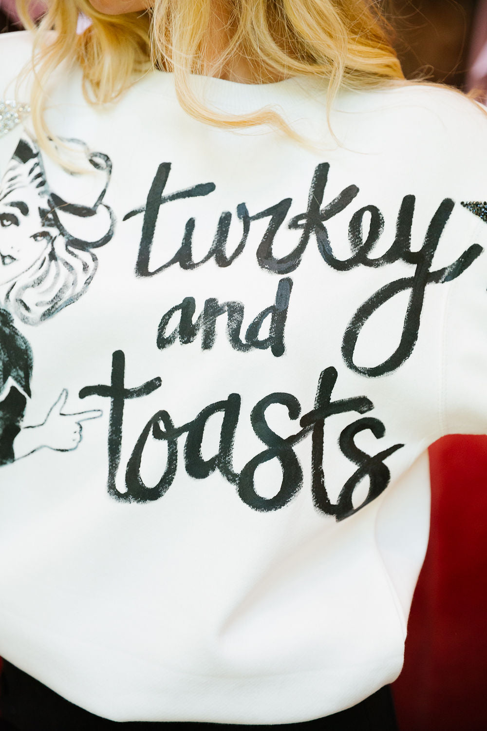 TURKEY AND TOASTS STAR PULLOVER PULLOVER Judith March